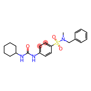 N-benzyl-4-[(cyclohexylcarbamoyl)amino]-N-methylbenzenesulfonamide