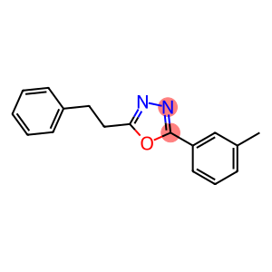 2-(3-methylphenyl)-5-(2-phenylethyl)-1,3,4-oxadiazole