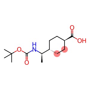 trans-4-[(R)-1-[(tert-Butyloxycarbonyl)aMino]ethyl]cyclohexanecarboxylic Acid