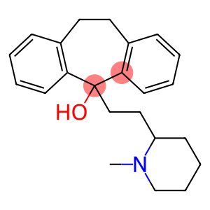 10,11-Dihydro-5-[2-(1-methyl-2-piperidyl)ethyl]-5H-dibenzo[a,d]cyclohepten-5-ol