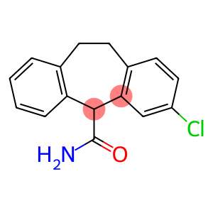 10,11-Dihydro-3-chloro-5H-dibenzo[a,d]cycloheptene-5-carboxamide