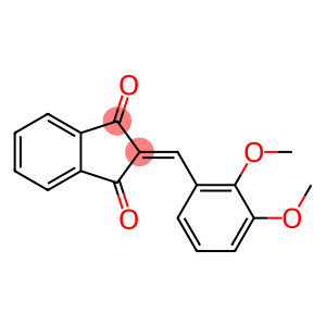 2-(2,3-DIMETHOXYBENZYLIDENE)-1H-INDENE-1,3(2H)-DIONE