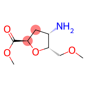 L-lyxo-Hexonic acid, 4-amino-2,5-anhydro-3,4-dideoxy-6-O-methyl-, methyl