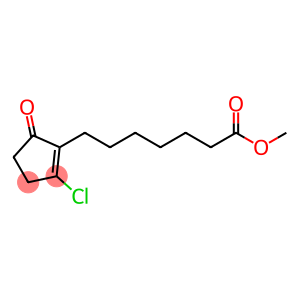 1-Cyclopentene-1-heptanoic acid, 2-chloro-5-oxo-, methyl ester