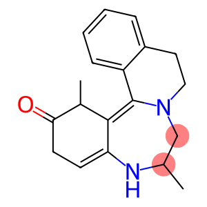 Isoquino[2,1-d]-1,4-benzodiazepin-2(3H)-one, 1,5,6,10b-tetrahydro-1,6-dimethyl-