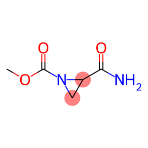 1-Aziridinecarboxylic acid, 2-(aminocarbonyl)-, methyl ester