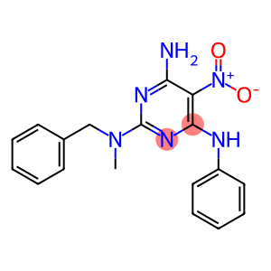 N~2~-benzyl-N~2~-methyl-5-nitro-N~4~-phenylpyrimidine-2,4,6-triamine