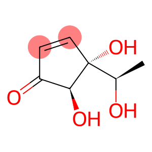 2-Cyclopenten-1-one, 4,5-dihydroxy-4-[(1R)-1-hydroxyethyl]-, (4R,5R)-rel- (9CI)