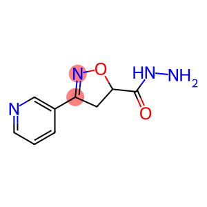 3-(3-PYRIDINYL)-4,5-DIHYDRO-5-ISOXAZOLECARBOHYDRAZIDE