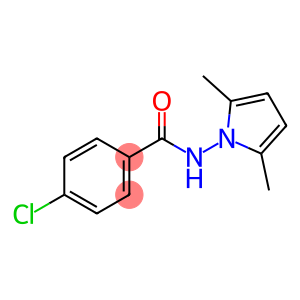 4-CHLORO-N-(2,5-DIMETHYL-1H-PYRROL-1-YL)BENZENECARBOXAMIDE