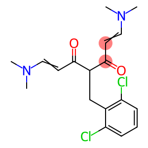 (1Z,6E)-4-(2,6-DICHLOROBENZYL)-1,7-BIS(DIMETHYLAMINO)-1,6-HEPTADIENE-3,5-DIONE