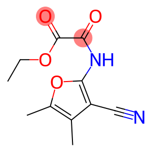 Acetic acid,2-[(3-cyano-4,5-dimethyl-2-furanyl)amino]-2-oxo-, ethyl ester