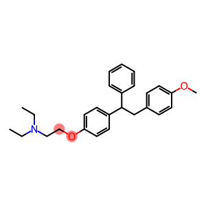 2-[4-(4-Methoxy-α-phenylphenethyl)phenoxy]ethyldiethylamine