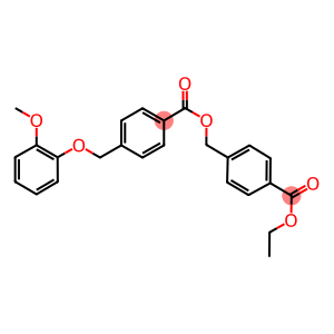 4-(ethoxycarbonyl)benzyl 4-[(2-methoxyphenoxy)methyl]benzoate