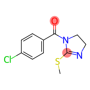 (4-chlorophenyl)[2-(methylthio)-4,5-dihydro-1H-imidazol-1-yl]methanone
