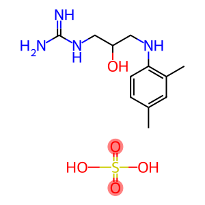 Guanidine, [3-[(2,4-dimethylphenyl)amino]-2-hydroxypropyl]-, sulfate (2:1) (salt) (9CI)