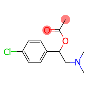 β-Acetoxy-4-chloro-N,N-dimethylbenzeneethanamine