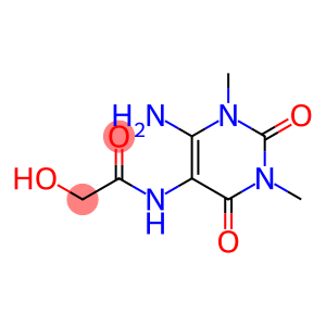 N-(6-AMINO-1,3-DIMETHYL-2,4-DIOXO-1,2,3,4-TETRAHYDROPYRIMIDIN-5-YL)-2-HYDROXYACETAMIDE