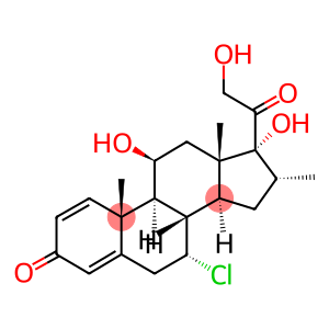 Pregna-1,4-diene-3,20-dione, 7-chloro-11,17,21-trihydroxy-16-methyl-, (7α,11β,16α)-