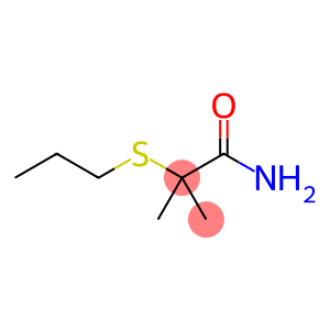 2-Methyl-2-(propylthio)propionamide