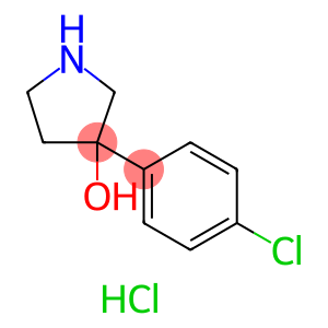 3-(4-CHLOROPHENYL)PYRROLIDIN-3-OL HCL