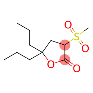 4,5-Dihydro-3-(methylsulfonyl)-5,5-dipropylfuran-2(3H)-one