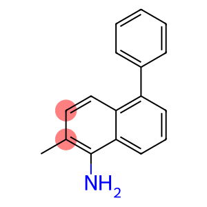1-Naphthalenamine, 2-methyl-5-phenyl-