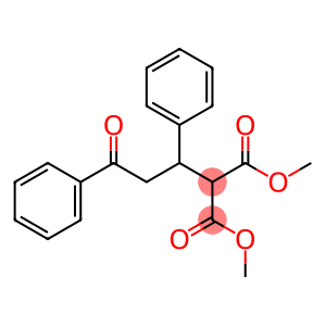 PROPANEDIOIC ACID, 2-(3-OXO-1,3-DIPHENYLPROPYL)-, 1,3-DIMETHYL ESTER