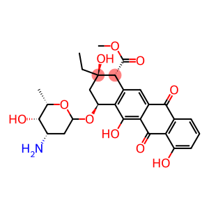 (1R)-1,2,3,4,6,11-Hexahydro-4α-[[3-(methylamino)-2,3,6-trideoxy-α-L-lyxo-hexopyranosyl]oxy]-6,11-dioxo-2-ethyl-2α,5,7-trihydroxy-1β-naphthacenecarboxylic acid methyl ester