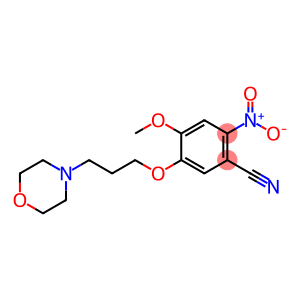 2-Nitro-4-Methoxy-5-(3-Morpholinopropoxy)benzonitrile