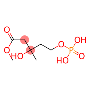 Pentanoic acid, 3-hydroxy-3-methyl-5-(phosphonooxy)-, 1-methyl ester