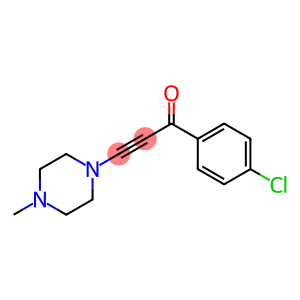 1-(4-chlorophenyl)-3-(4-methyl-1-piperazinyl)-2-propyn-1-one