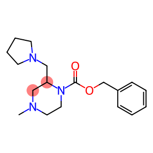 4-METHYL-2-PYRROLIDIN-1-YLMETHYL-PIPERAZINE-1-CARBOXYLIC ACID BENZYL ESTER