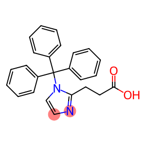 1H-Imidazole-2-propanoic acid, 1-(triphenylmethyl)-