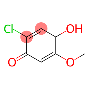 2,5-Cyclohexadien-1-one,  2-chloro-4-hydroxy-5-methoxy-