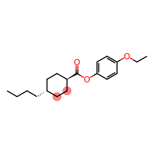 4β-Butyl-1α-cyclohexanecarboxylic acid p-ethoxyphenyl ester