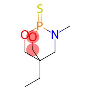 4-Ethyl-7-methyl-7-aza-2,6-dioxa-1-phosphabicyclo[2.2.2]octane1-sulfide