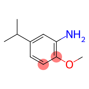 Benzenamine, 2-methoxy-5-(1-methylethyl)- (9CI)