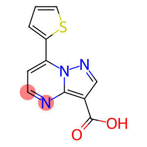 7-(Thiophen-2-yl)pyrazolo[1,5-a]pyrimidine-3-carboxylic acid