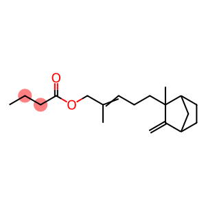 2-methyl-5-(2-methyl-3-methylenebicyclo[2.2.1]hept-2-yl)pent-2-enyl butyrate