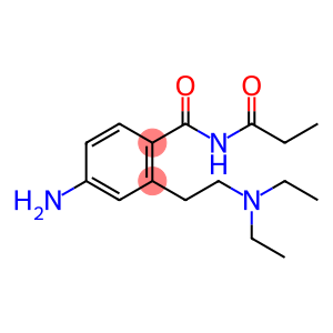 Benzamide, 4-amino-2-[2-(diethylamino)ethyl]-N-(1-oxopropyl)-