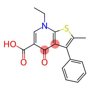 7-ETHYL-2-METHYL-4-OXO-3-PHENYL-4,7-DIHYDROTHIENO[2,3-B]PYRIDINE-5-CARBOXYLIC ACID