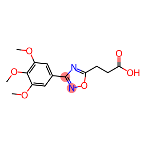 3-[3-(3,4,5-TRIMETHOXYPHENYL)-1,2,4-OXADIAZOL-5-YL]PROPANOIC ACID