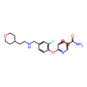 3-Pyridinecarboxamide, 6-[2-fluoro-4-[[[2-(tetrahydro-2H-pyran-4-yl)ethyl]amino]methyl]phenoxy]-