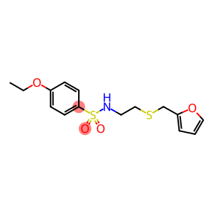 4-ethoxy-N-{2-[(2-furylmethyl)sulfanyl]ethyl}benzenesulfonamide