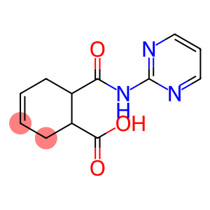 3-Cyclohexene-1-carboxylic acid, 6-[(2-pyrimidinylamino)carbonyl]-