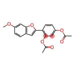 1,3-Benzenediol, 4-(6-methoxy-2-benzofuranyl)-, 1,3-diacetate