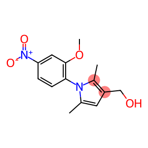 1H-PYRROLE-3-METHANOL, 1-(2-METHOXY-4-NITROPHENYL)-2,5-DIMETHYL-