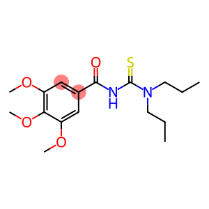 N-(3,4,5-Trimethoxybenzoyl)-N',N'-dipropylthiourea