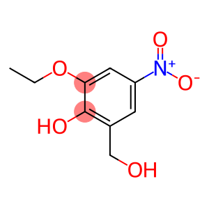 Benzenemethanol, 3-ethoxy-2-hydroxy-5-nitro- (9CI)